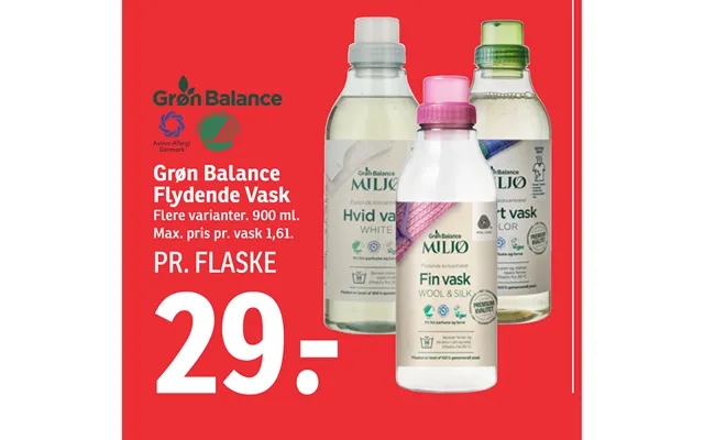 Grøn Balance Flydende Vask product image