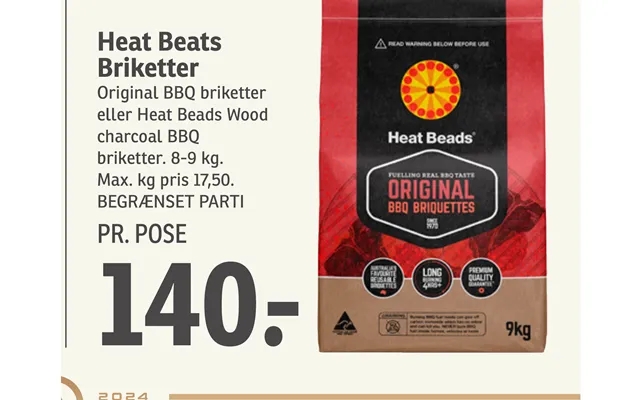 Heat beats briquettes product image