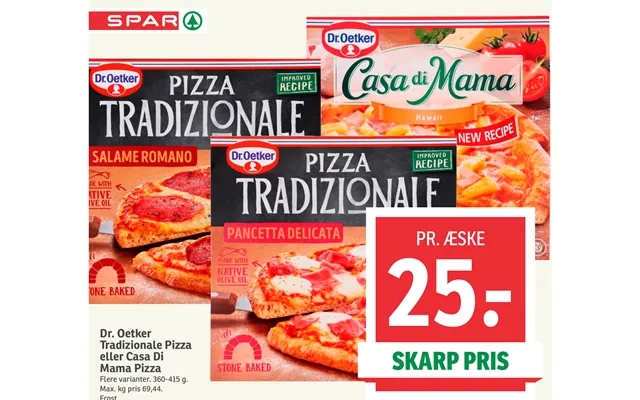 Tradizionale pizza or casa di mama pizza product image