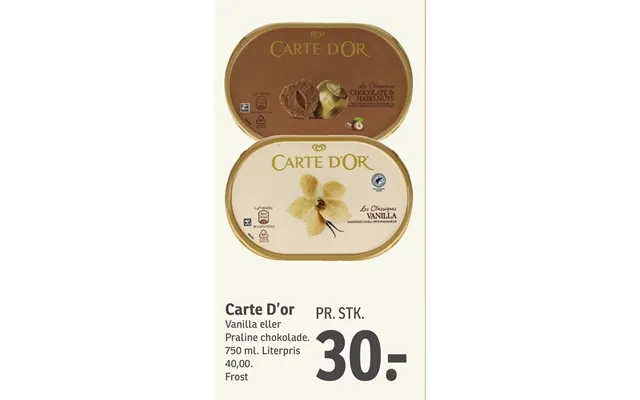 Carte D’or product image