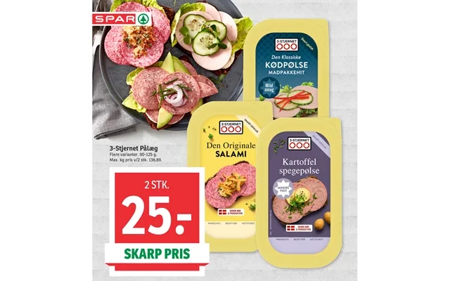 3-Stjernet cold cuts product image