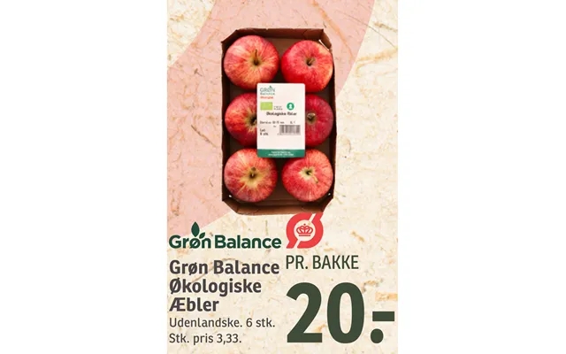 Grøn Balance Økologiske Æbler product image