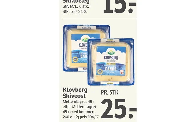Klovborg Skiveost Barkholt Danske product image