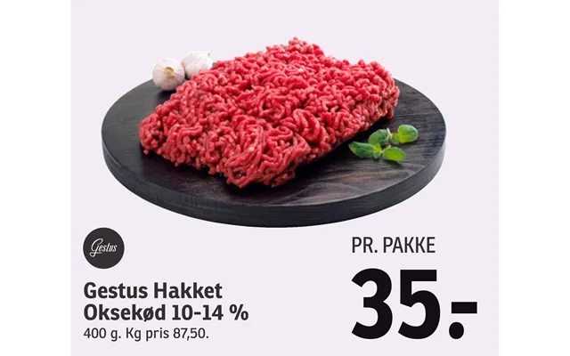 Gestus Hakket Oksekød 10-14 % product image