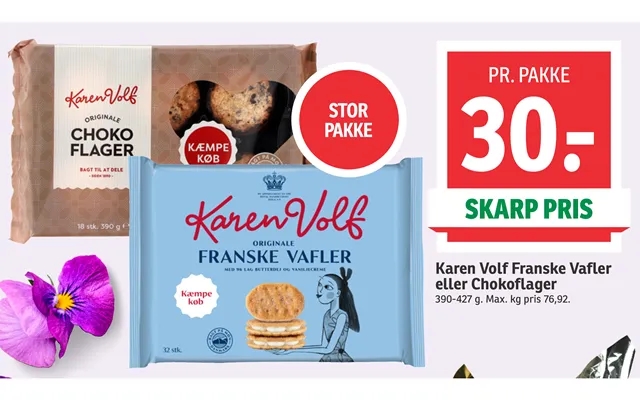 Karen Volf Franske Vafler Eller Chokoflager product image