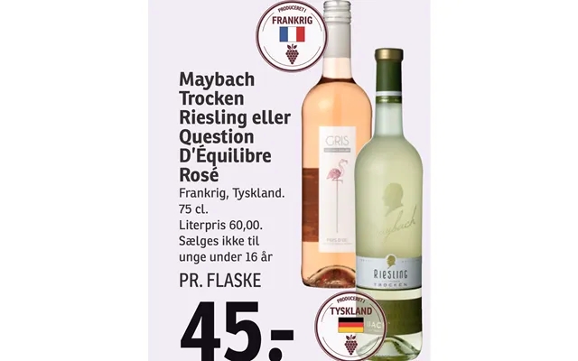 Maybach Trocken Riesling Eller Question D’équilibre Rosé product image