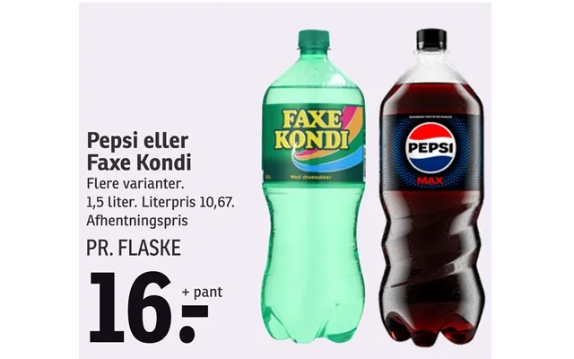 Pepsi Eller Faxe Kondi product image