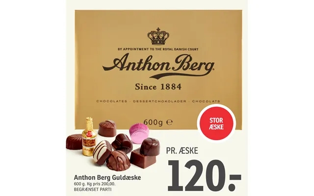 Anthon Berg Guldæske product image