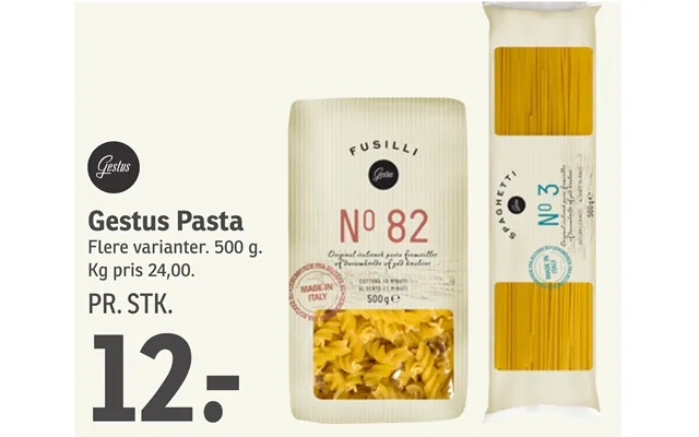 Gesture pasta product image