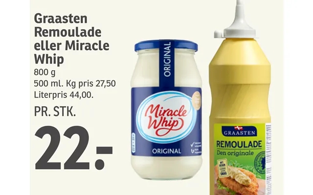 Graasten remoulade or miracle whip product image