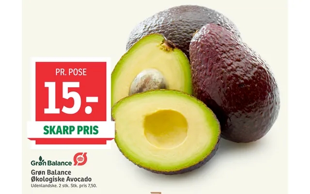 Green balance organic avocado product image