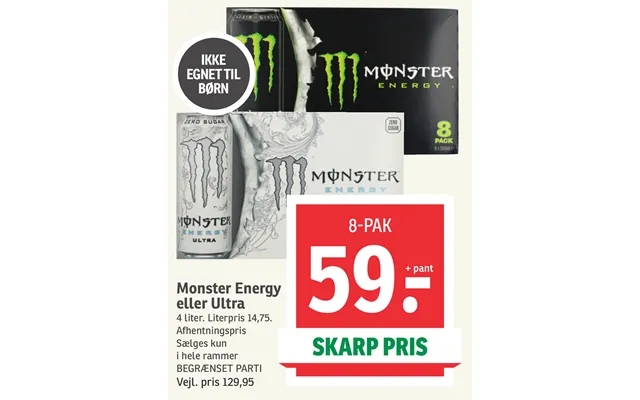Monster energy or ultra product image