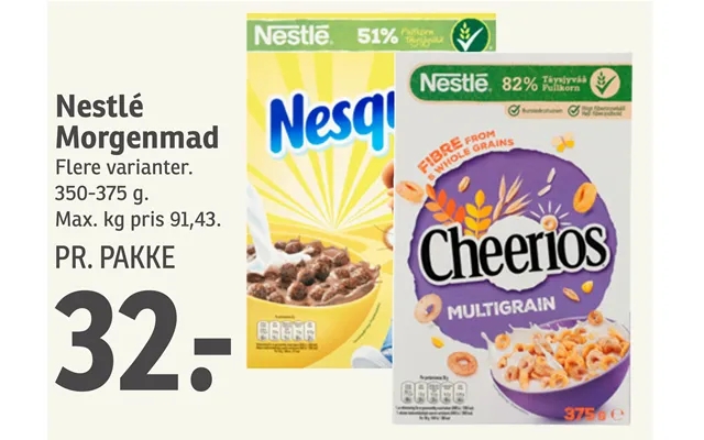 Nestle breakfast product image