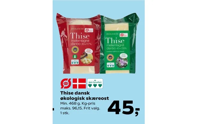 Thise danish eco logical firm cheese product image