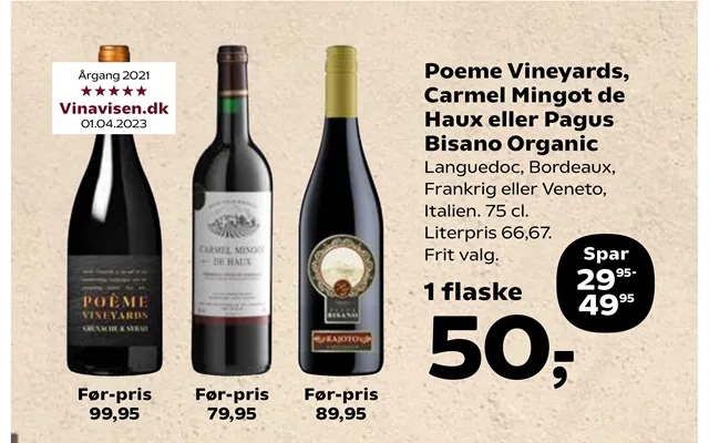 Poeme Vineyards, Carmel Mingot De Haux Eller Pagus Bisano Organic product image