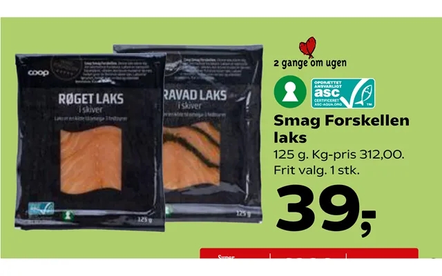 Smag Forskellen Laks product image