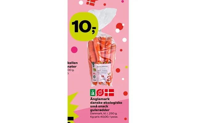 Änglamark danish organic small snack carrots product image