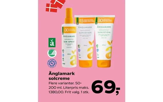 Änglamark sunscreen product image