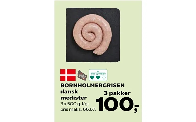 Bornholmergrisen danish sausage product image