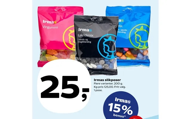 Irmas candy bags product image