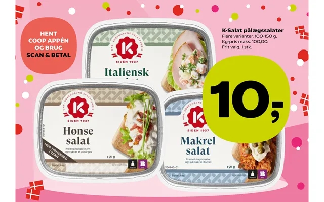 K-lettuce pålægssalater product image