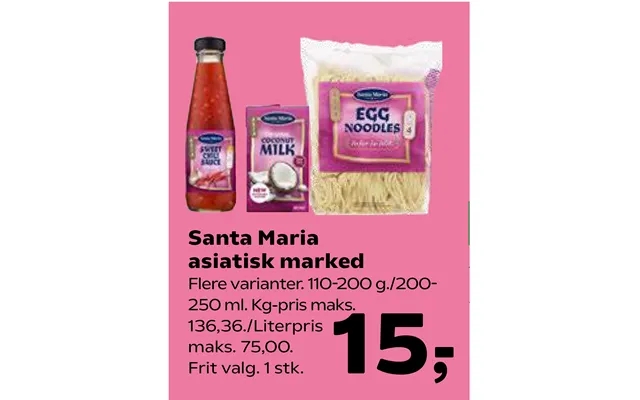 Santa maria asian market product image