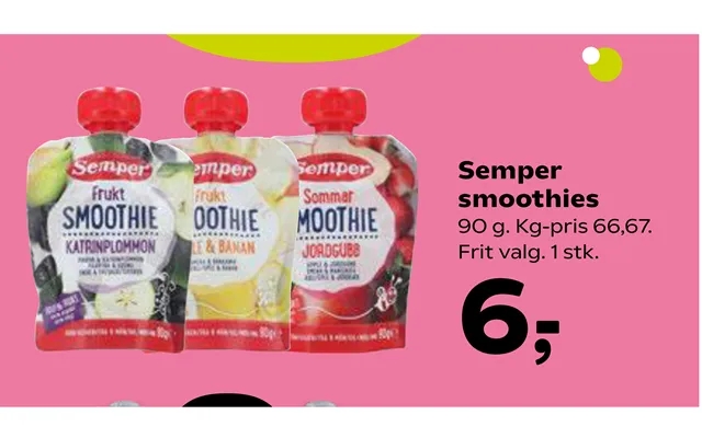Semper smoothies product image