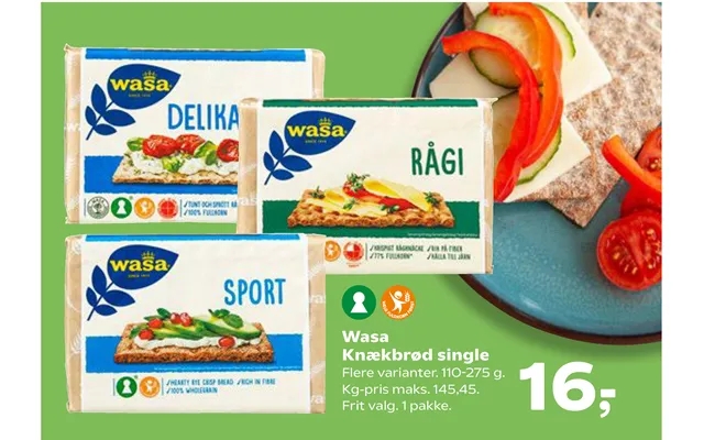Wasa crispbread single product image