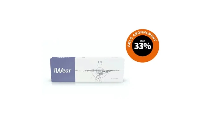 Iwear fit spherical disposable lenses product image