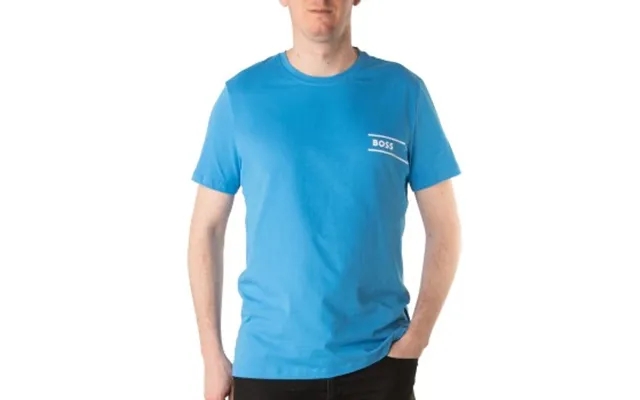 Boss rn 24 crew neck t-shirt blue cotton x-large lord product image