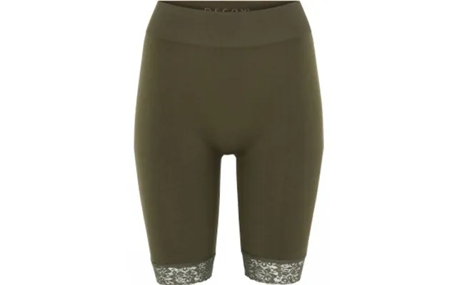 Decoy long shorts with lace green m l lady product image