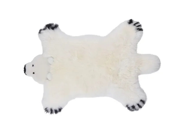 Natures collection polar bear carpet - lambskin product image