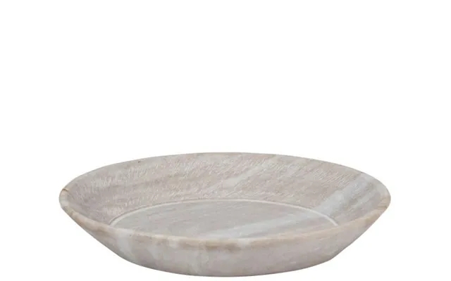 Woood sinny marble dish - off white marble product image