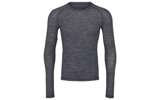 Cycling undershirt long-sleeved merino 186 gray - product image
