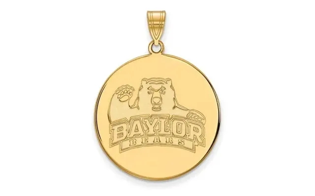 Baylor Extra Large 1 Inch Disc Pendant 14k Yellow Gold product image