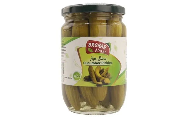 Brokar pickled cucumbers 660gr product image