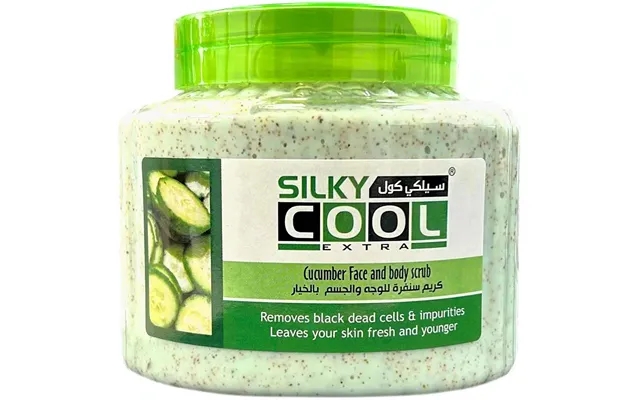 Silky cool cucumber face & piece scrub 500 ml product image