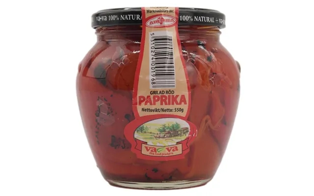 Vava red paprika grilled 550 g product image