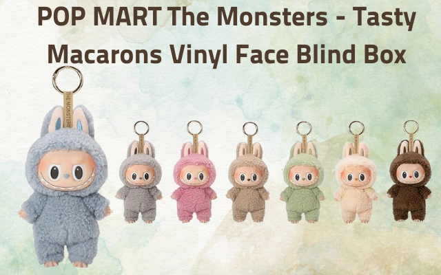 POP MART The Monsters - Tasty Macarons Vinyl Face Blind Box product image