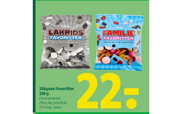 Slikpose Favoritter product image