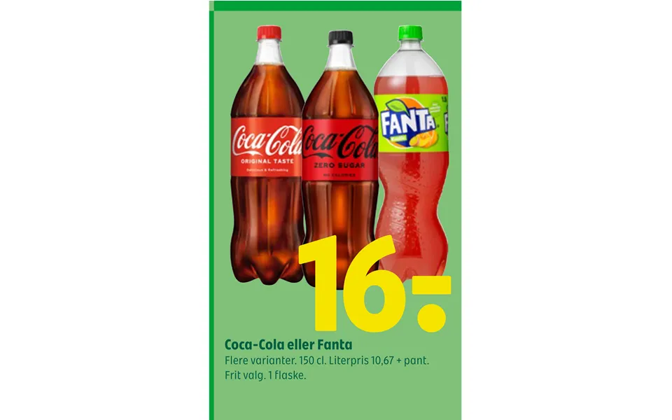 Coca-cola or fanta