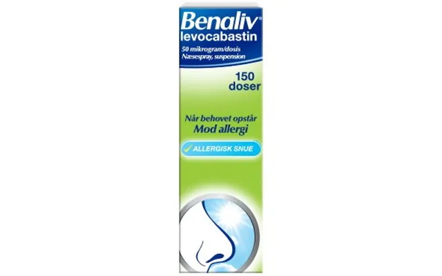 Benaliv 50 Microgram Dose 150 Dose Nasal Spray - Suspension product image