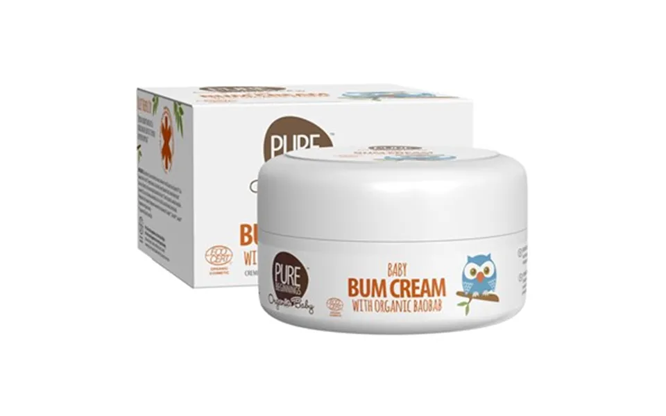 Pure Beginnings Baby Bum Cream With Organic Baobab 125ml