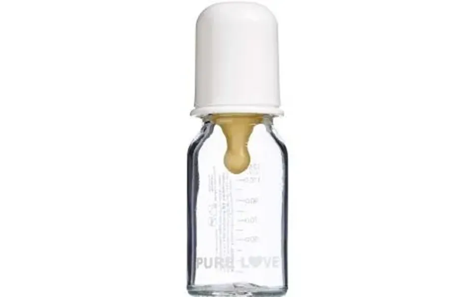 Purelove Sutteflaske Glas 125 Ml. 1 Stk