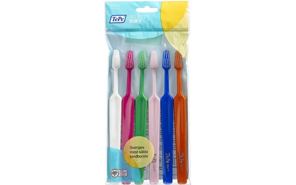 Tepe select toothbrushes soft 6 paragraph