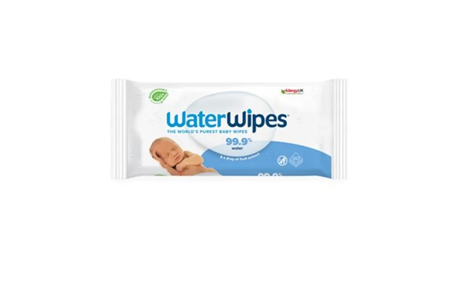 Waterwipes Biodegradable Babywipes 60 Pack 60 Stk