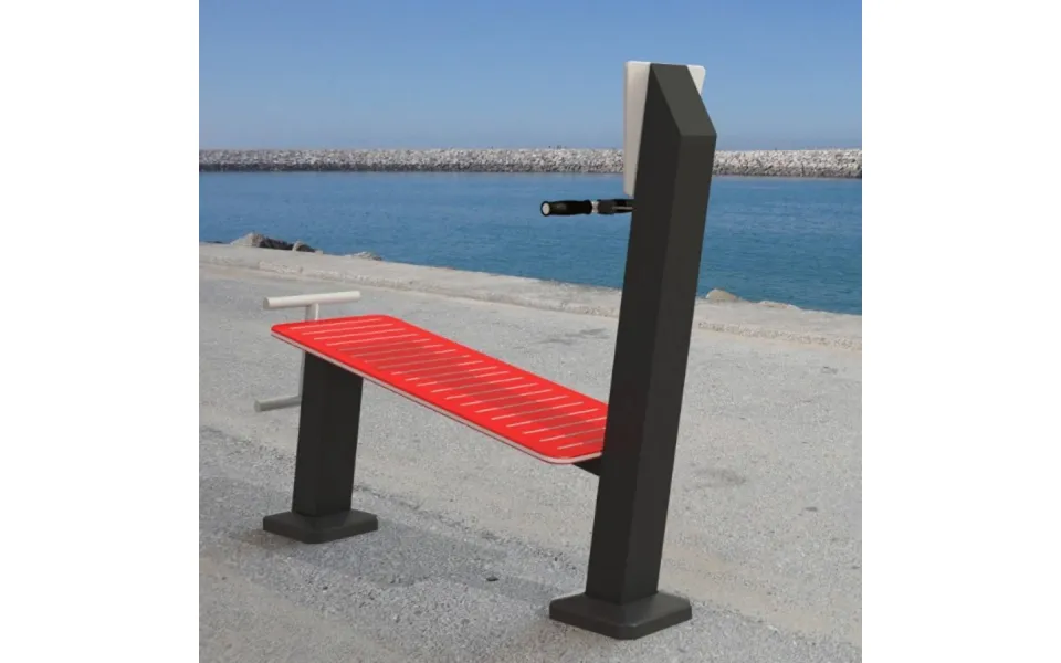 Out2enjoy gym p04 abdominal exercise outdoor weight bench