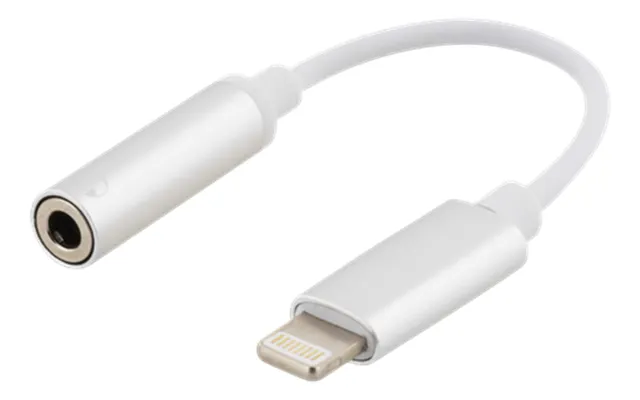 Lightning Til 3.5 Mm Minijack Adapter Kabel - Sølv product image