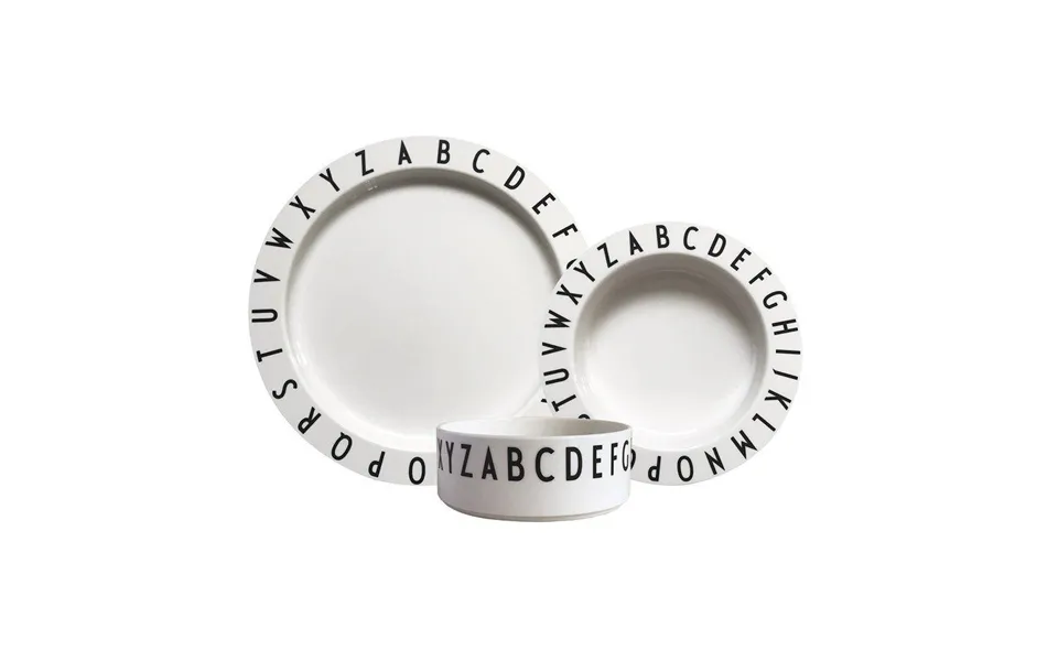 Design letters - eat & learn plate set