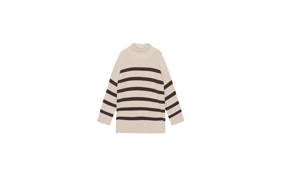 Moshi moshi decreases - shadow stripe turtleneck sweater